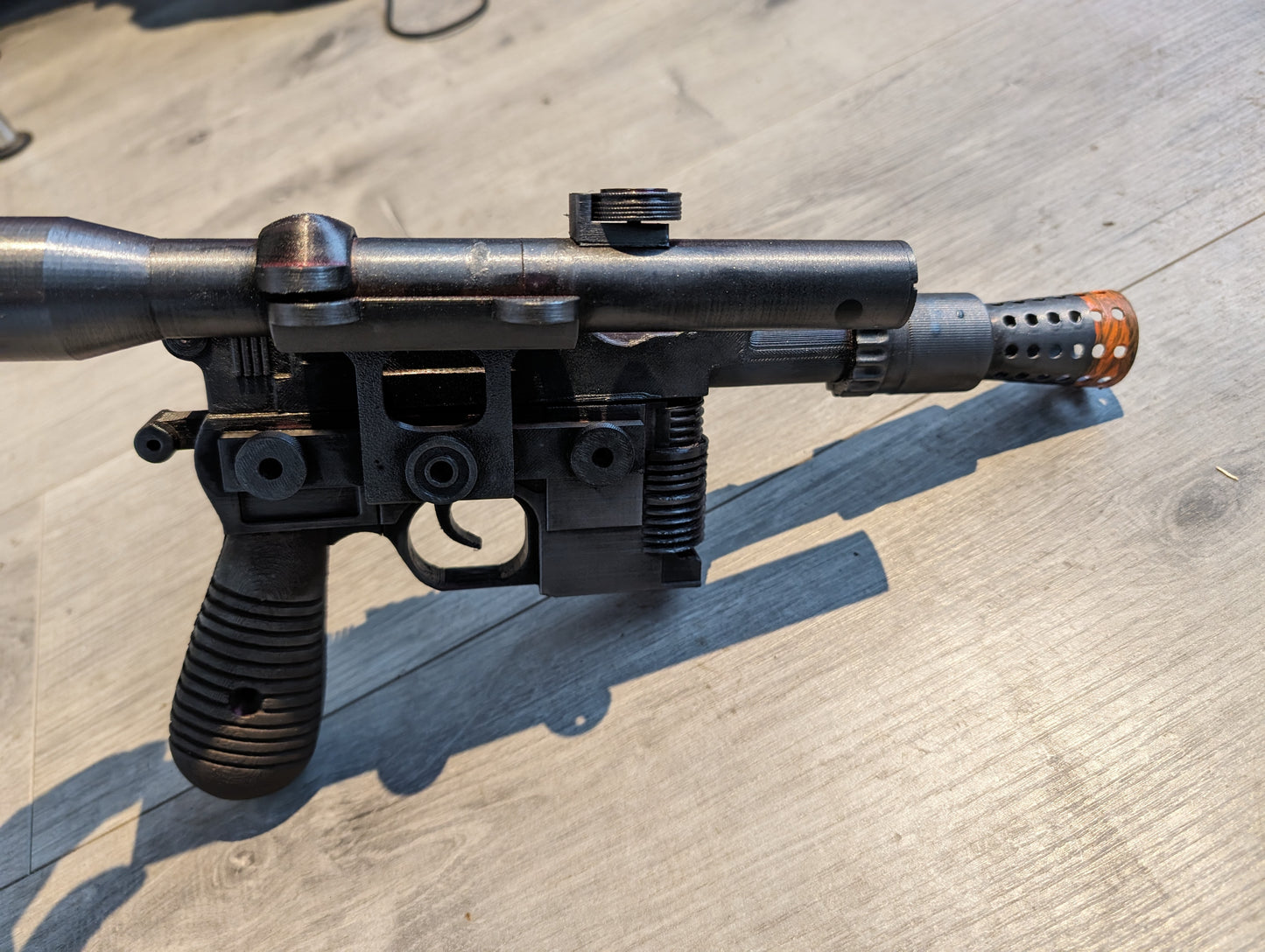 Han Solo blaster pistol, cosplay prop