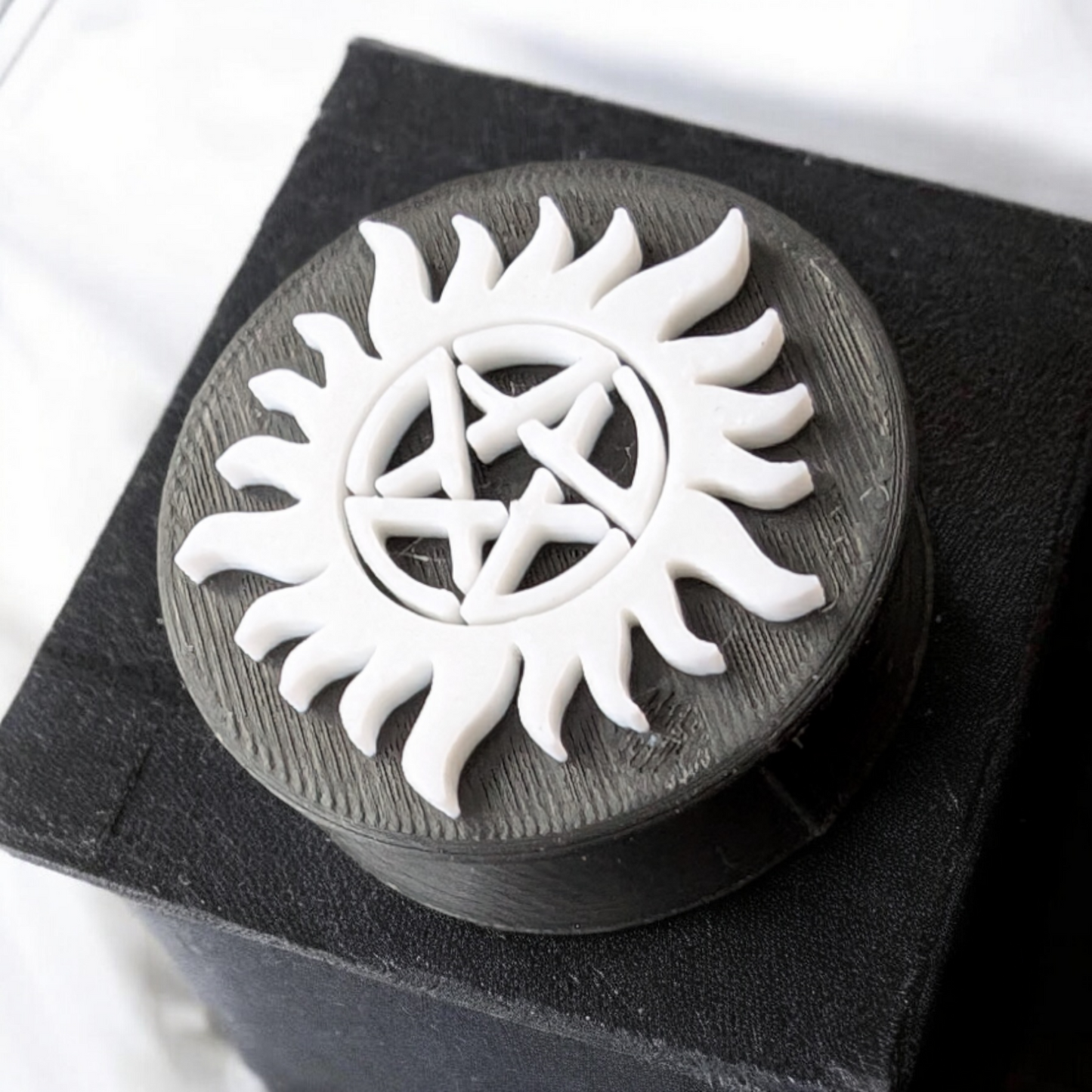 Supernatural Anti Possession Symbol ear Tunnels/Gauges, Ear jewellery