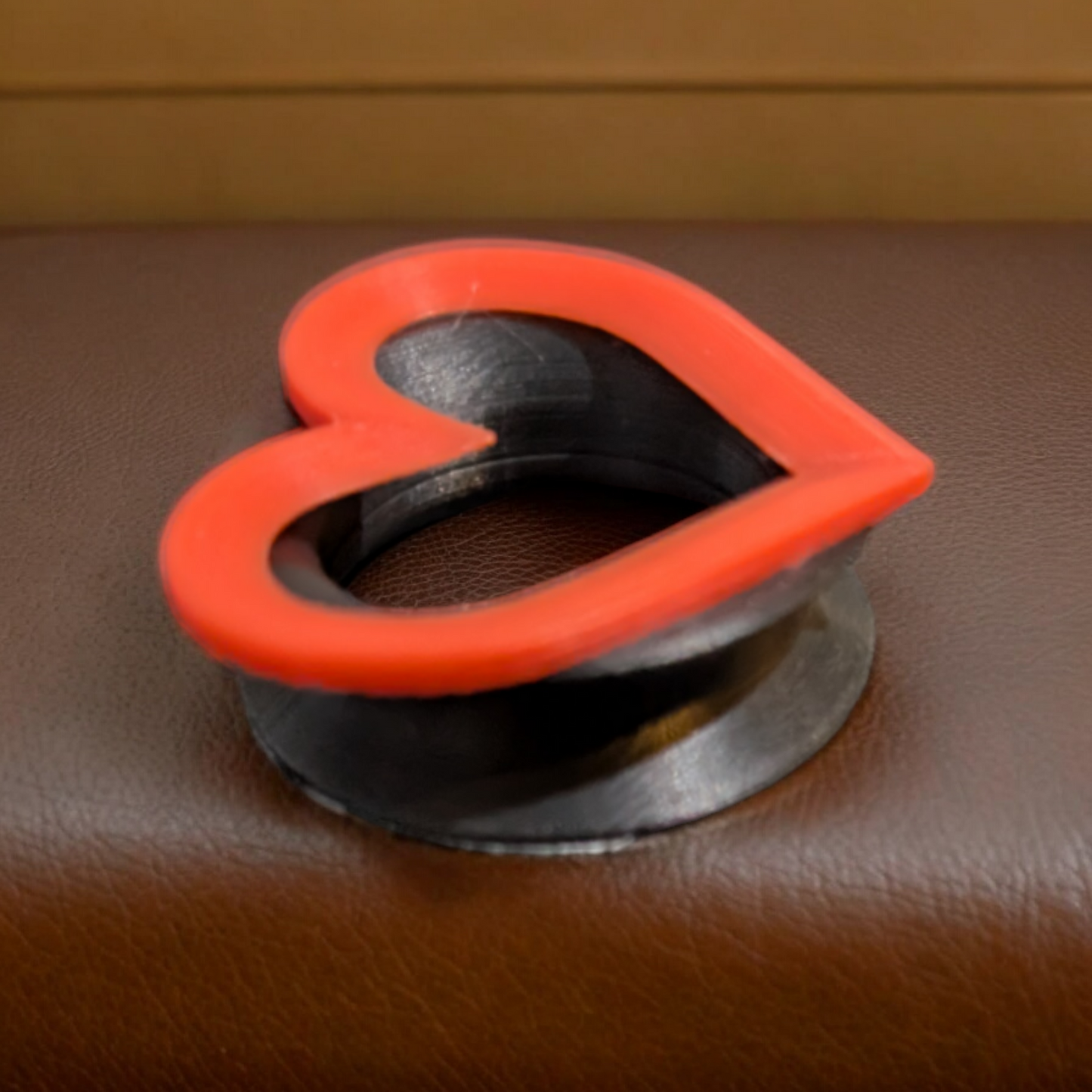 Love heart ear Tunnels/Gauges, Ear jewellery