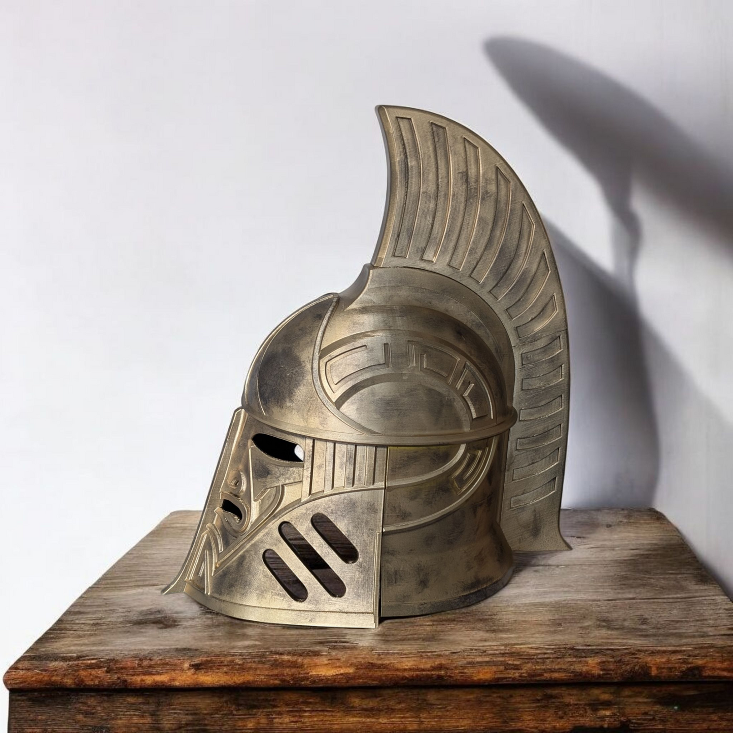 Skyrim Dwarven helmet, Full size wearable cosplay helmet