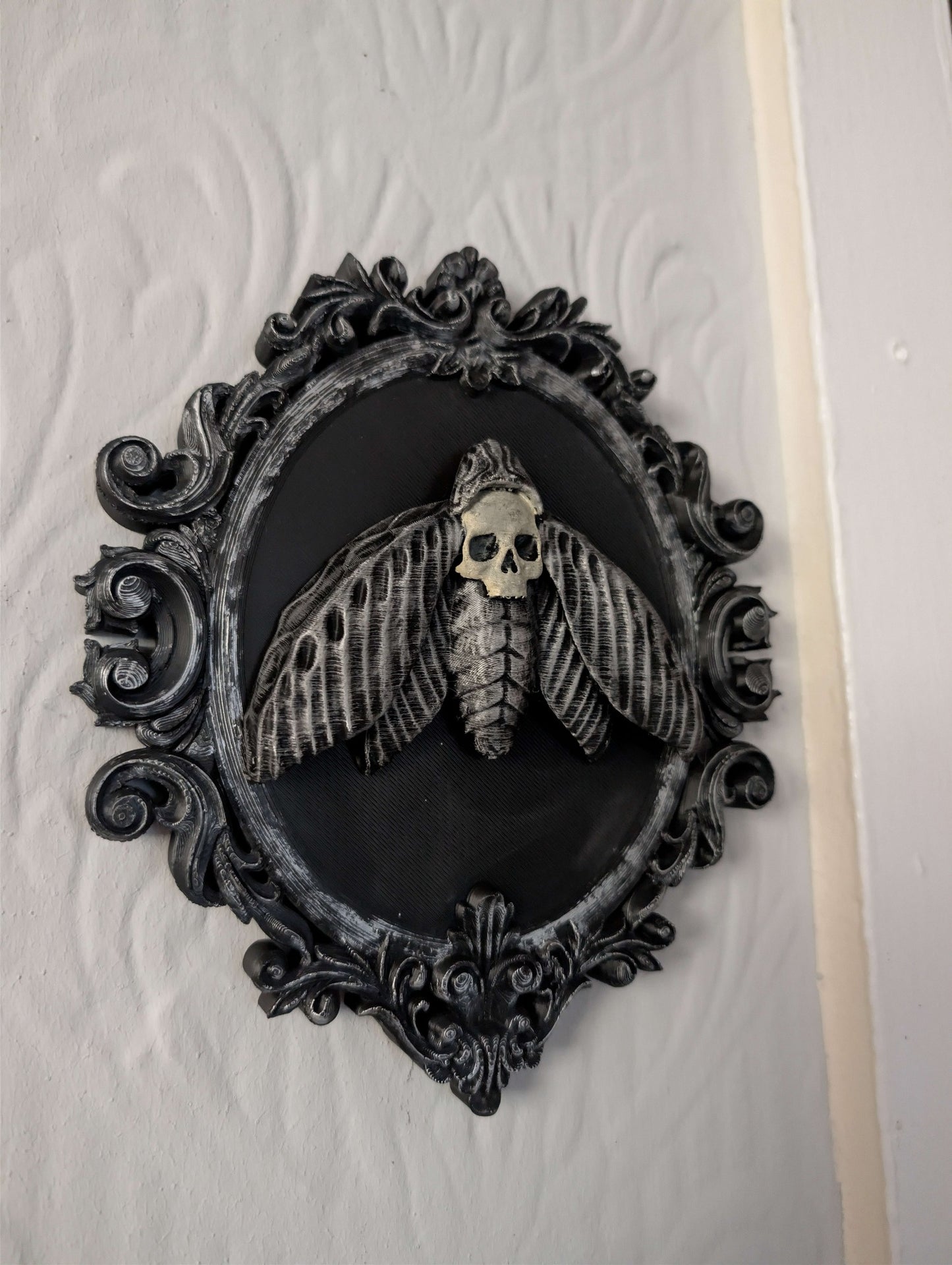 Gothic Death Moth wall décor - Wall art - Alternative home décor