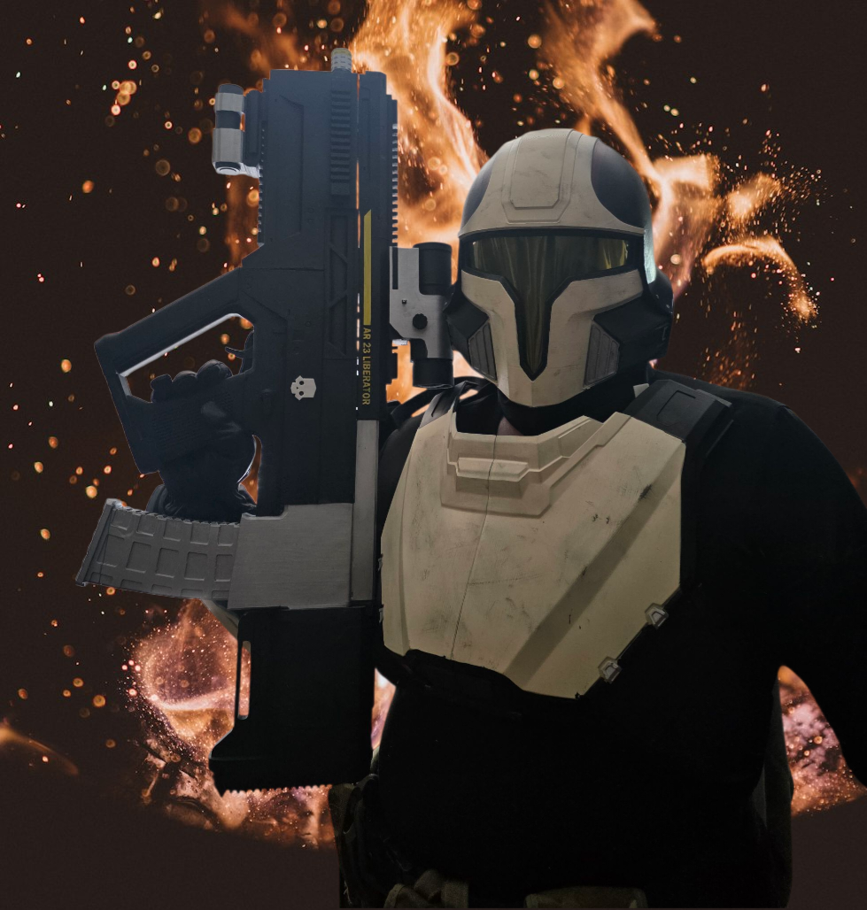 Helldivers inspired Champion Of The People full armour set