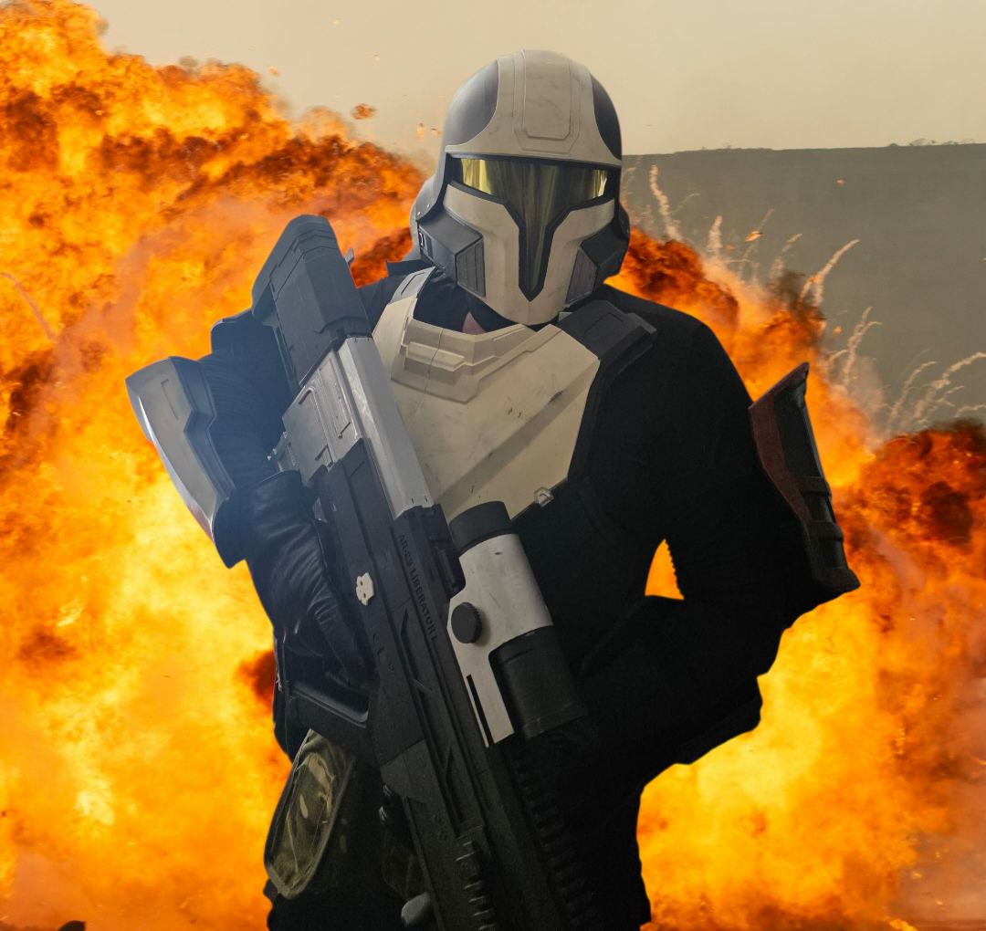 Helldivers inspired Champion Of The People full armour set