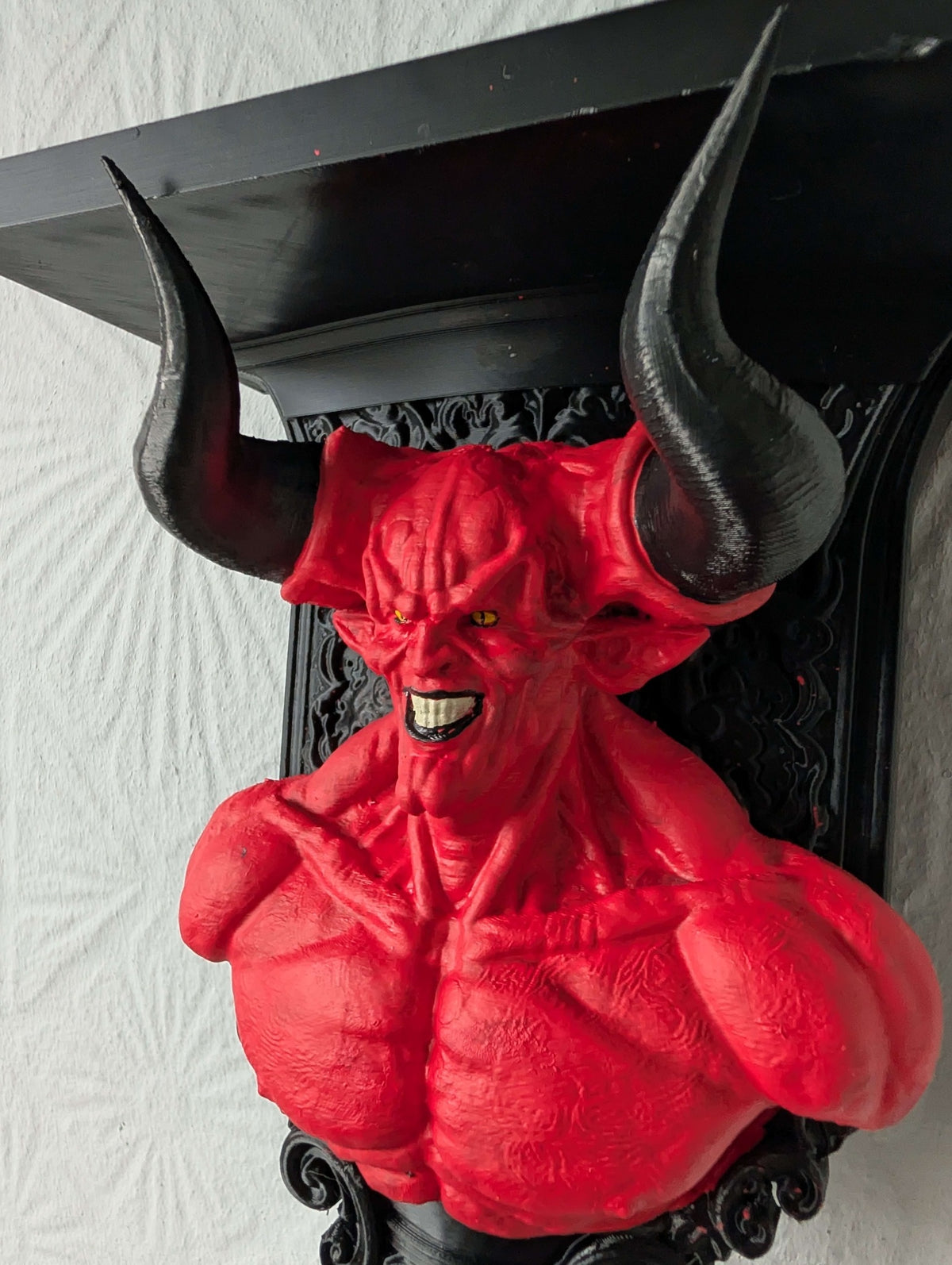 Lord of Darkness Legend Inspired Wall Shelf | Hand Painted Horror & Gothic Decor