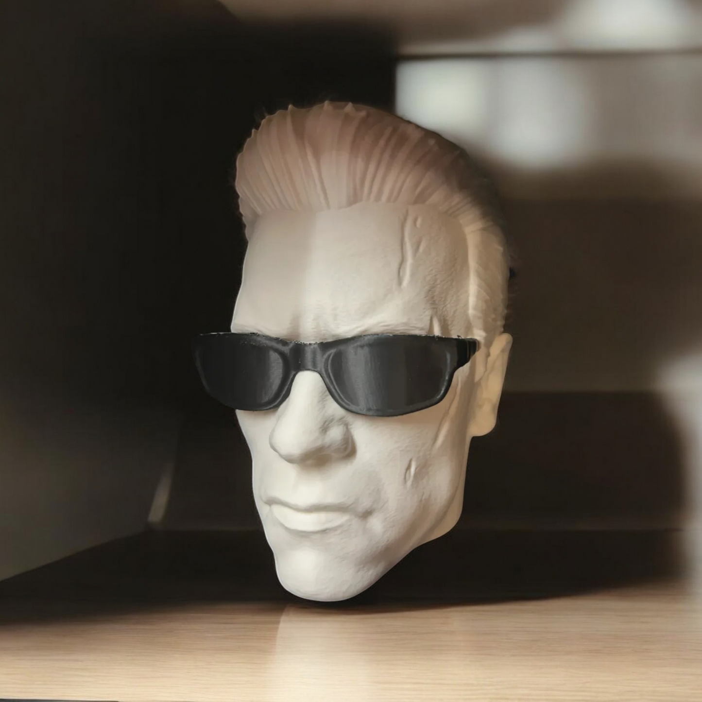 Arnie Terminator inspired Headphone holder/stand