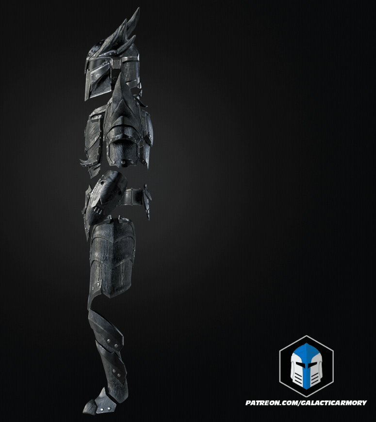 Daedric Mando Armor, Full armour set, Cosplay armour