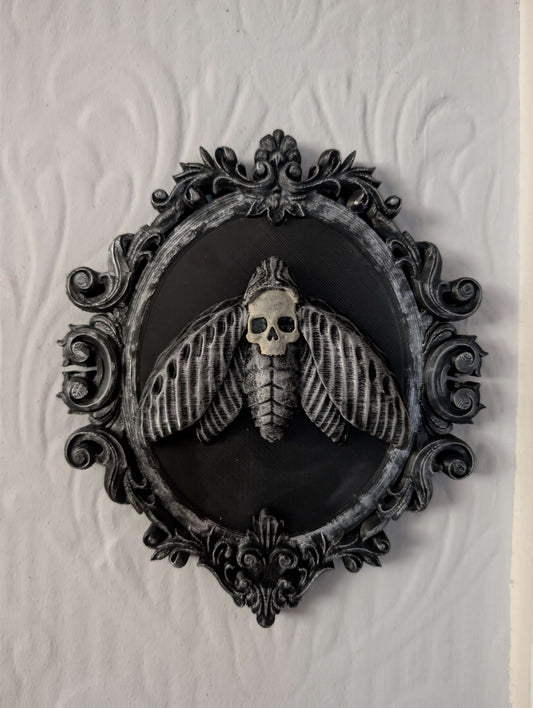 Gothic Death Moth wall décor - Wall art - Alternative home décor